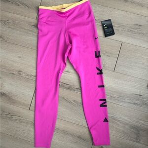 Nike dri fit performance tights . Never worn